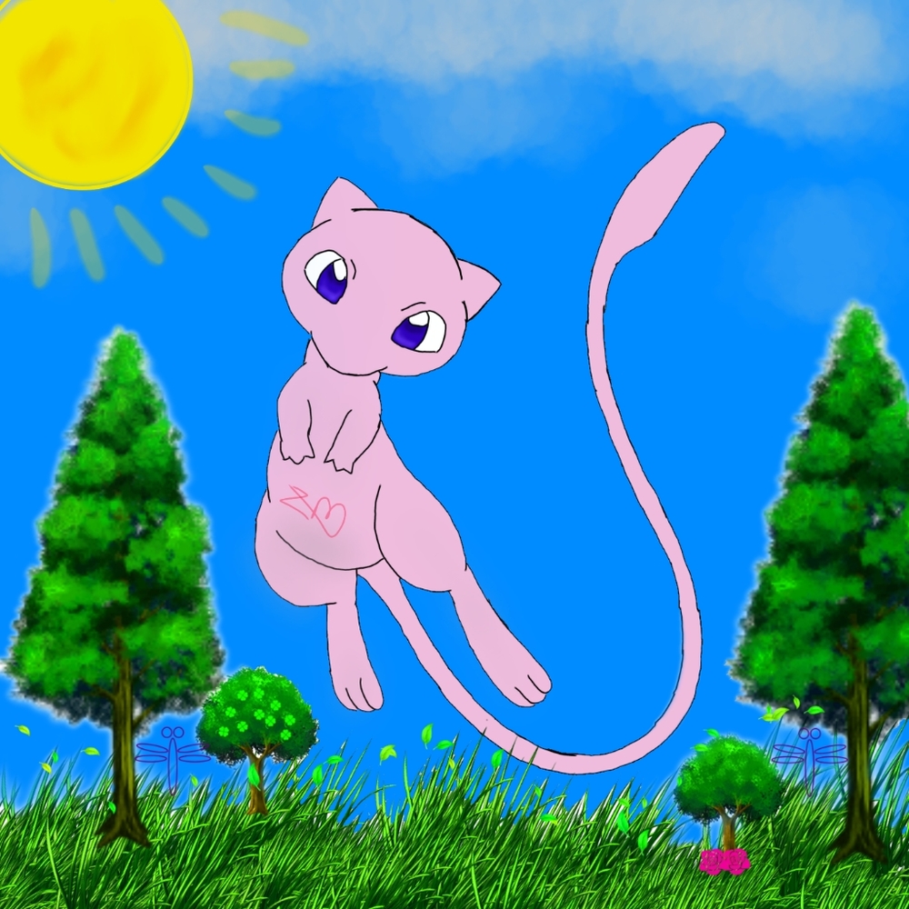Digital Art of Mew